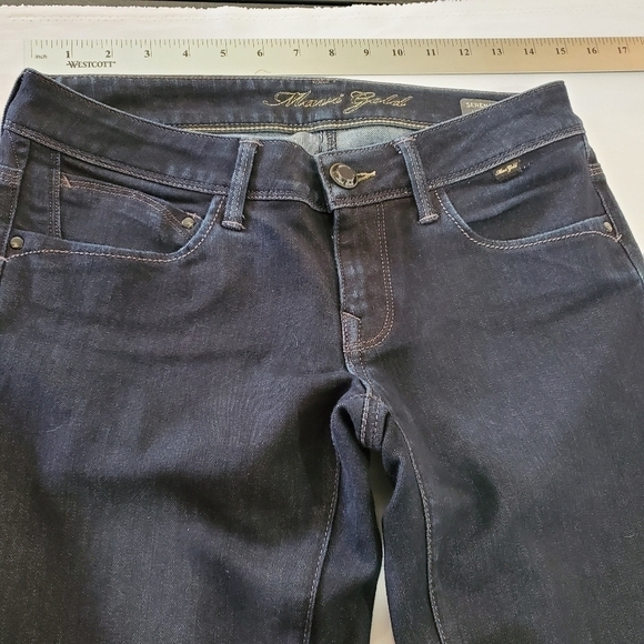 Mavi Gold Serena Super Skinny Low Rise Dark Wash Jeans Size 27 - Picture 2 of 10